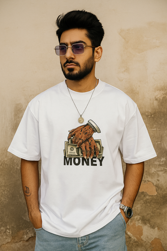 MONEY Oversized T-shirt | The Glaciours