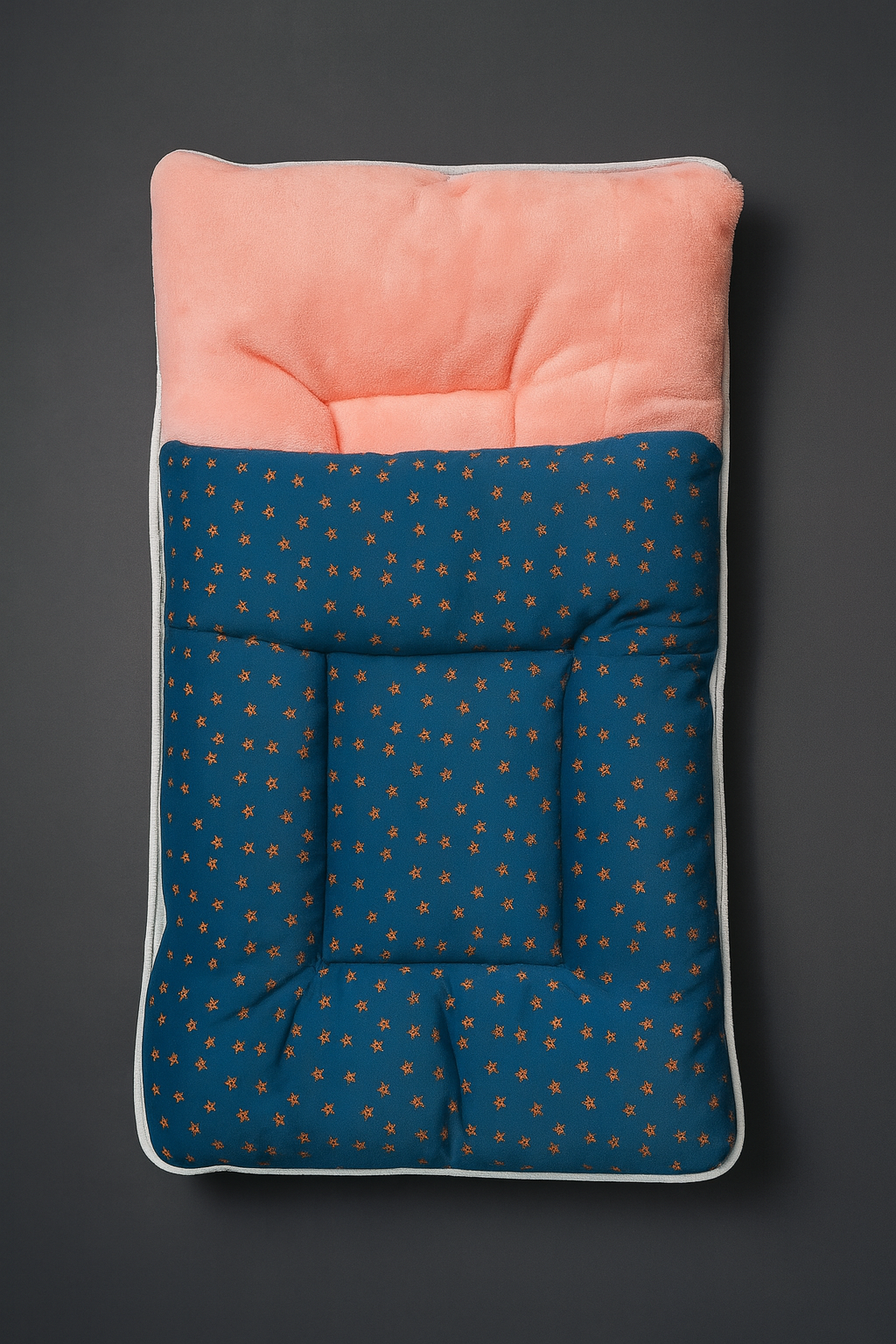 Premium Baby Sleeping Bed with Star Print | Soft & Cozy Newborn Carry Nest