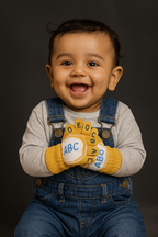 Wool baby warm gloves pack of 3 | Moon & Stars