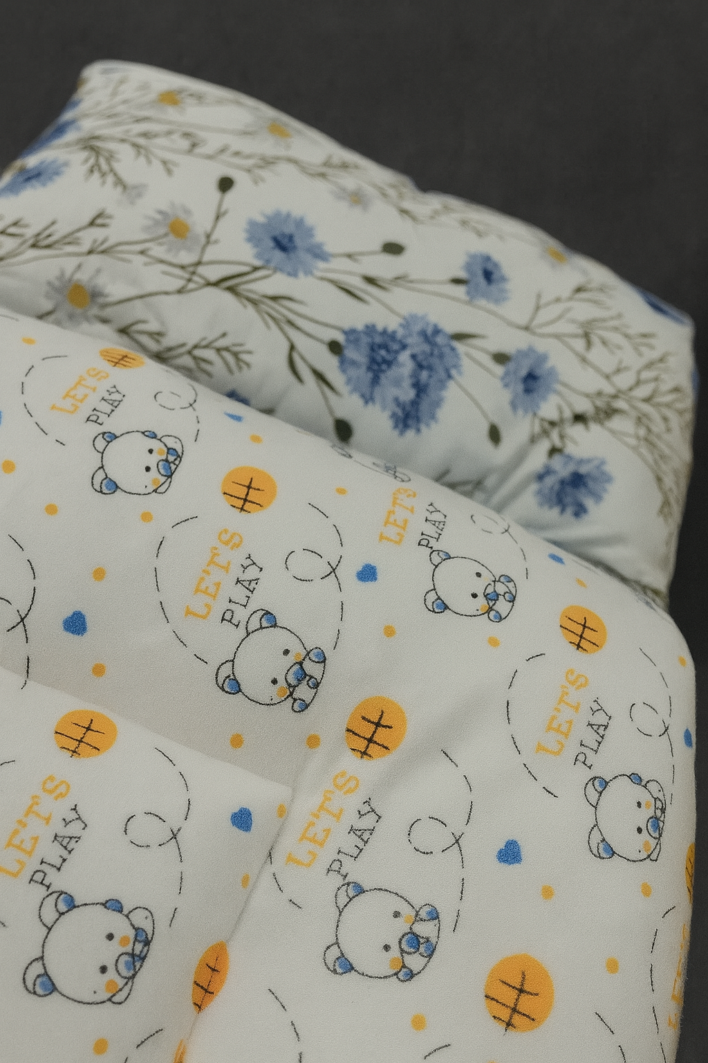 Premium Baby Sleeping Bed with Flower Print | Soft &amp; Cozy Newborn Carry Nest