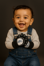 Wool baby warm gloves pack of 3 | Moon & Stars