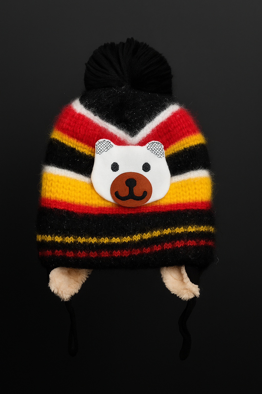 Cozy Wool Warm Cap for Newborn to 1 year | Moon & Stars