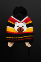 Cozy Wool Warm Cap for Newborn to 1 year | Moon & Stars