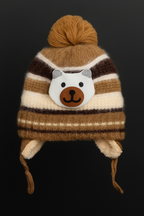 Cozy Wool Warm Cap for Newborn to 1 year | Moon & Stars