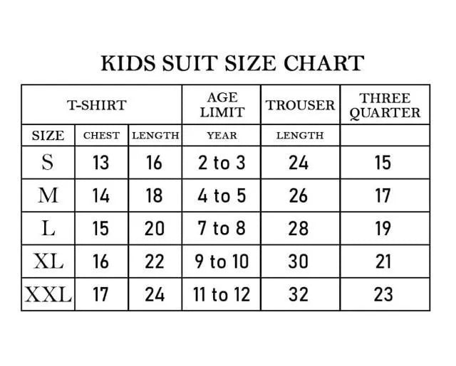 2 Pcs Kids Boy's and Girl's Fleece Plain Tracksuit In Soft Fabric | Moon & Stars